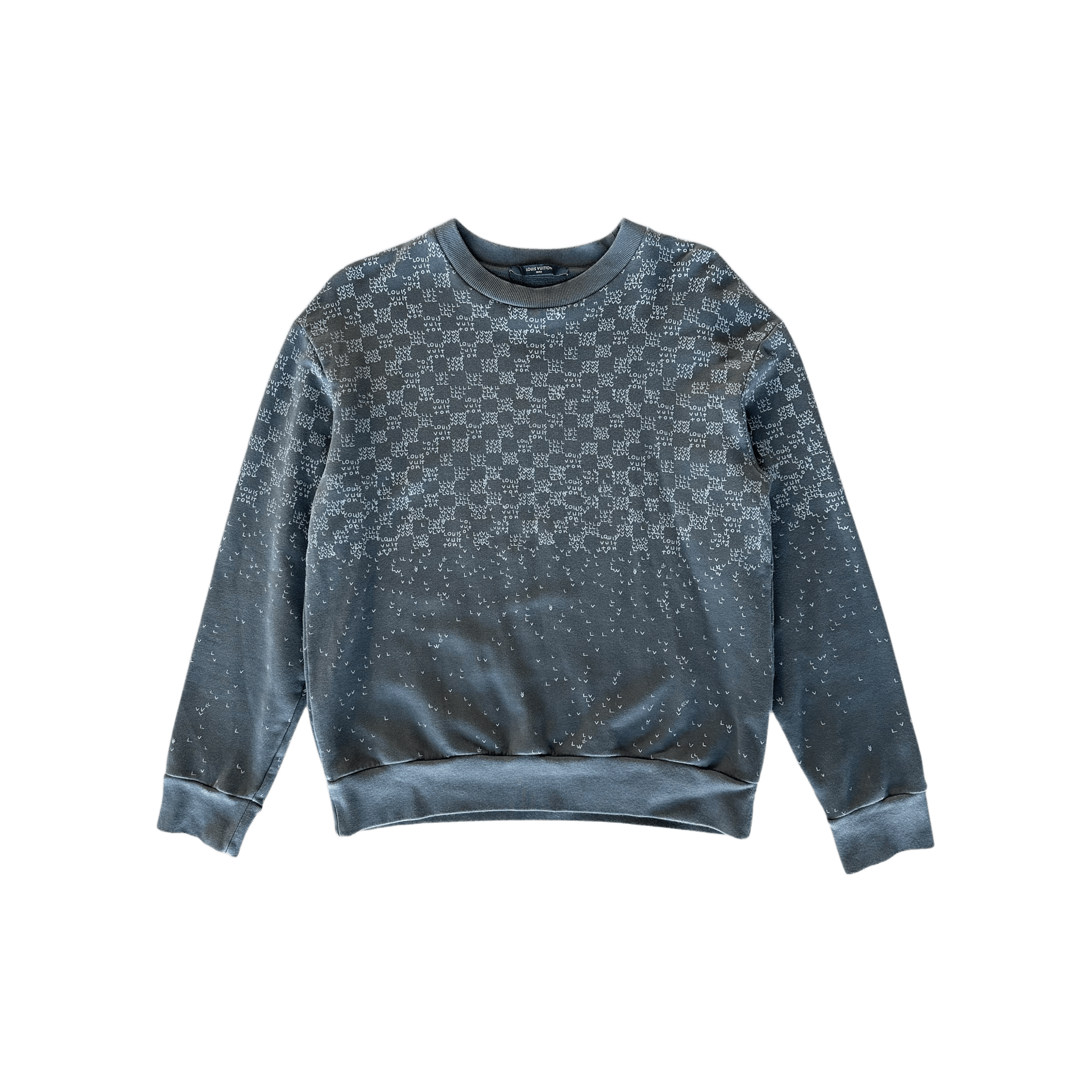 Louis Vuitton Grey LV Spread Damier Sweater - Morely TrendsLouis Vuitton Type here:)