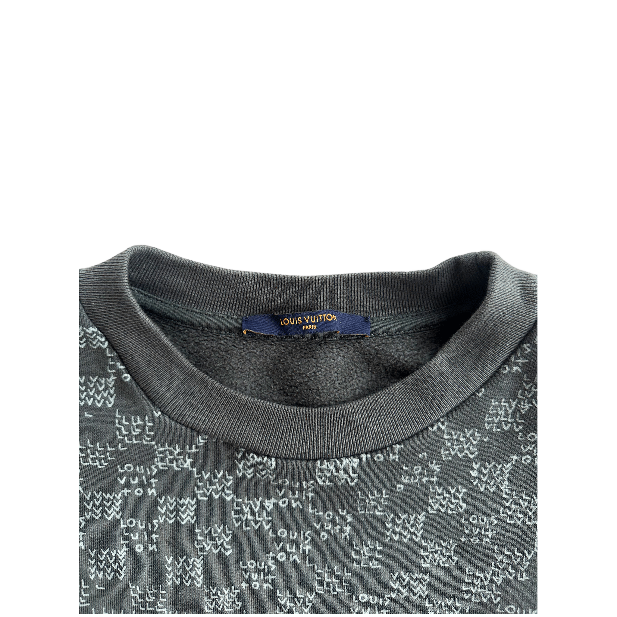Louis Vuitton Grey LV Spread Damier Sweater - Morely TrendsLouis Vuitton Type here:)