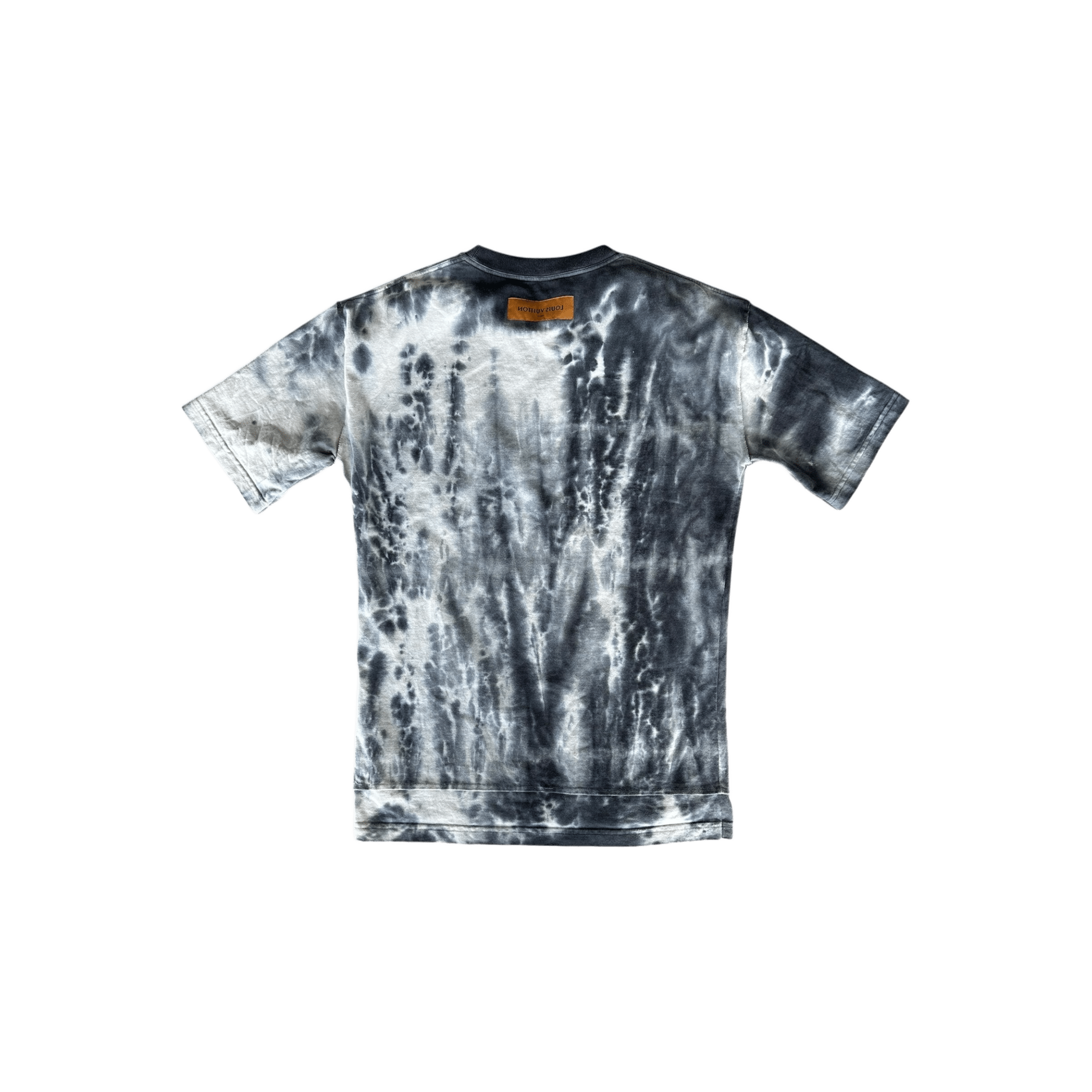 Louis Vuitton Grey & Orange Tie - Dye Graffiti T-Shirt - Morely TrendsLouis Vuitton Type here:)