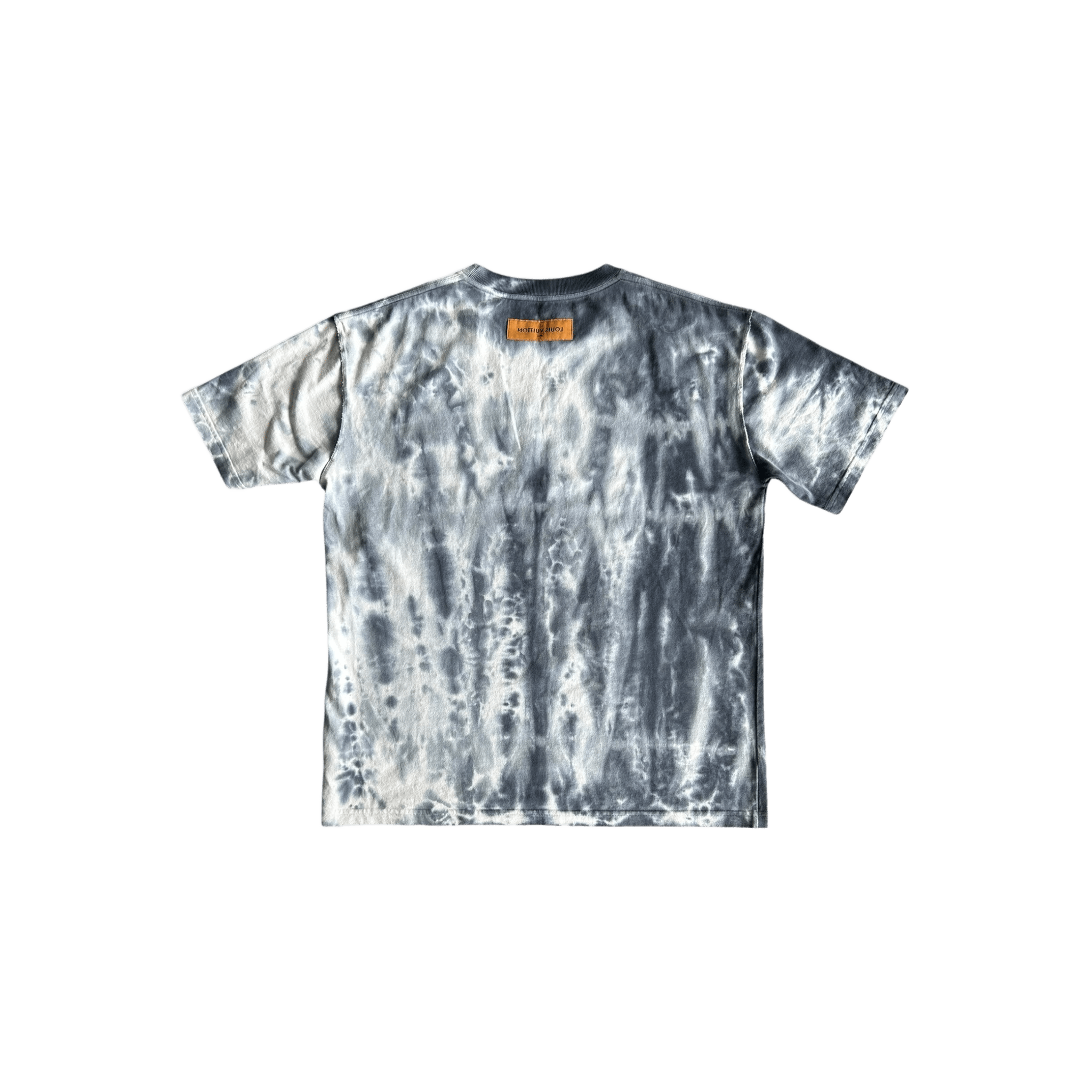 Louis Vuitton Grey & Orange Tie - Dye Graffiti T-Shirt - Morely TrendsLouis Vuitton Type here:)