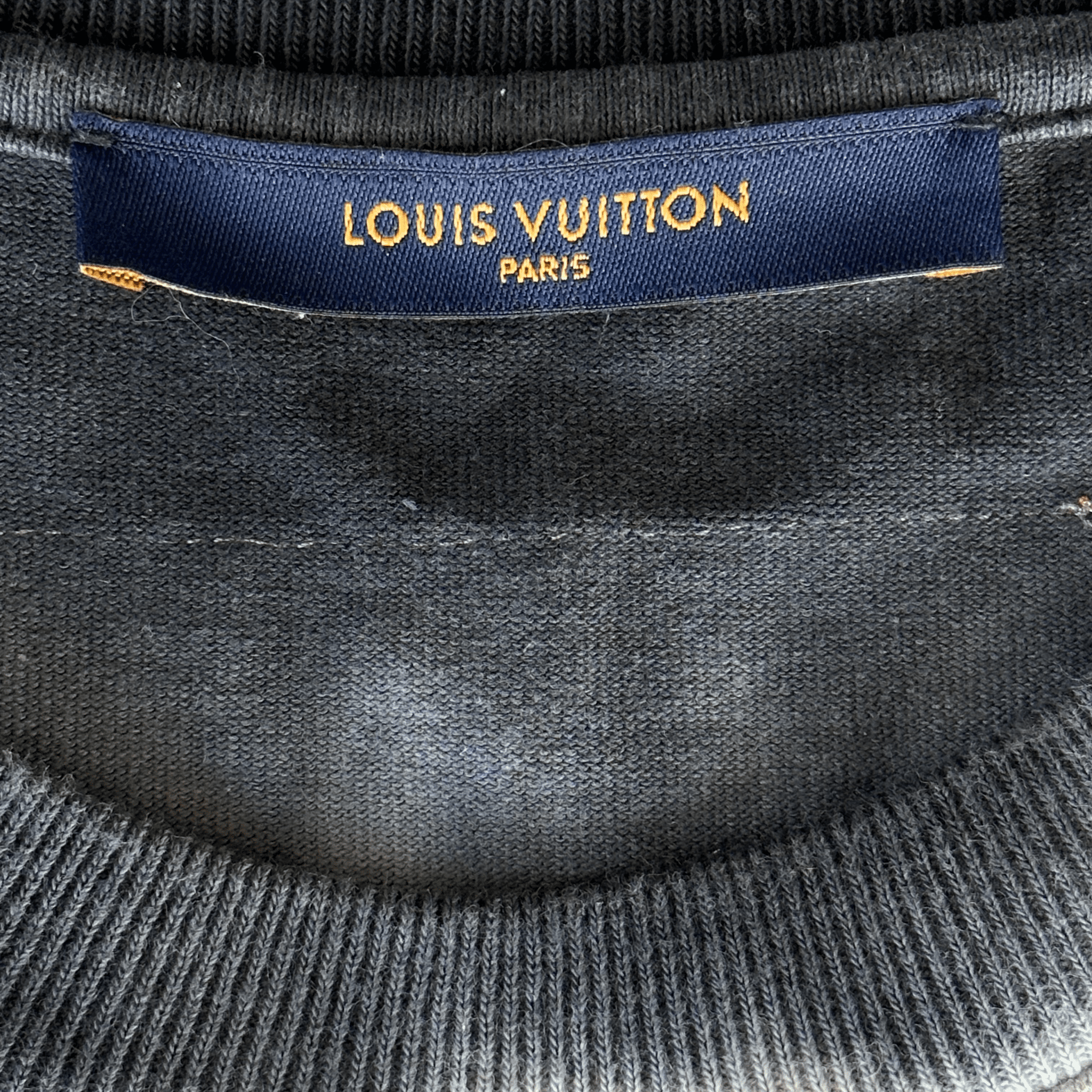 Louis Vuitton Grey & Orange Tie - Dye Graffiti T-Shirt - Morely TrendsLouis Vuitton Type here:)