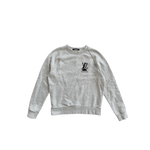 Louis Vuitton Grey Peace & Love Logo Embroidered Sweater - Morely TrendsLouis Vuitton Type here:)