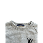Louis Vuitton Grey Peace & Love Logo Embroidered Sweater - Morely TrendsLouis Vuitton Type here:)
