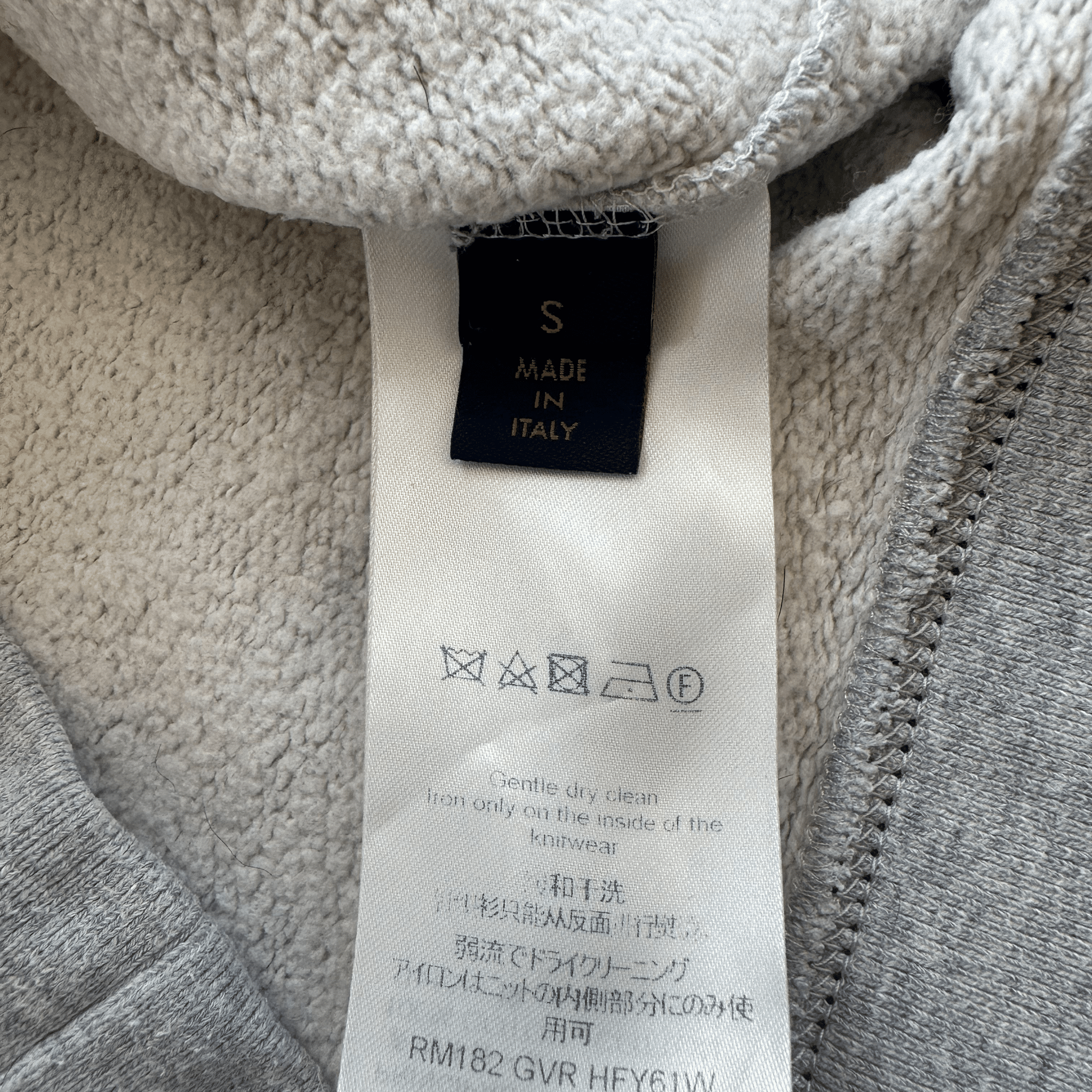 Louis Vuitton Grey Peace & Love Logo Embroidered Sweater - Morely TrendsLouis Vuitton Type here:)