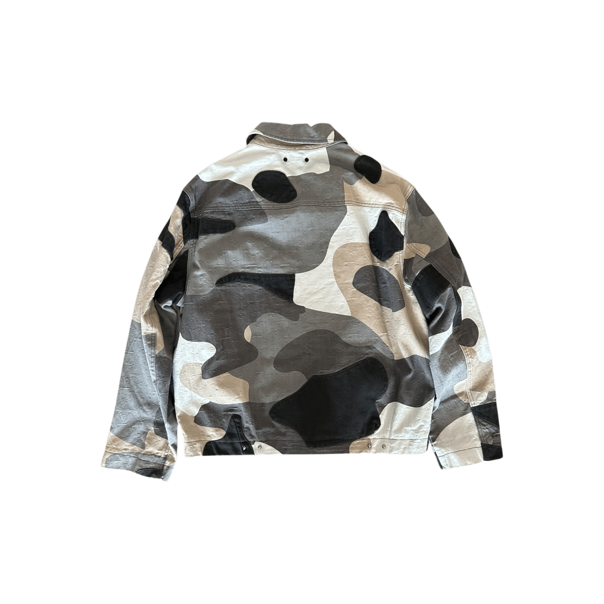 Louis Vuitton KidSuper Brown Camouflage Monogram Face Work Jacket - Morely TrendsLouis Vuitton Type here:)