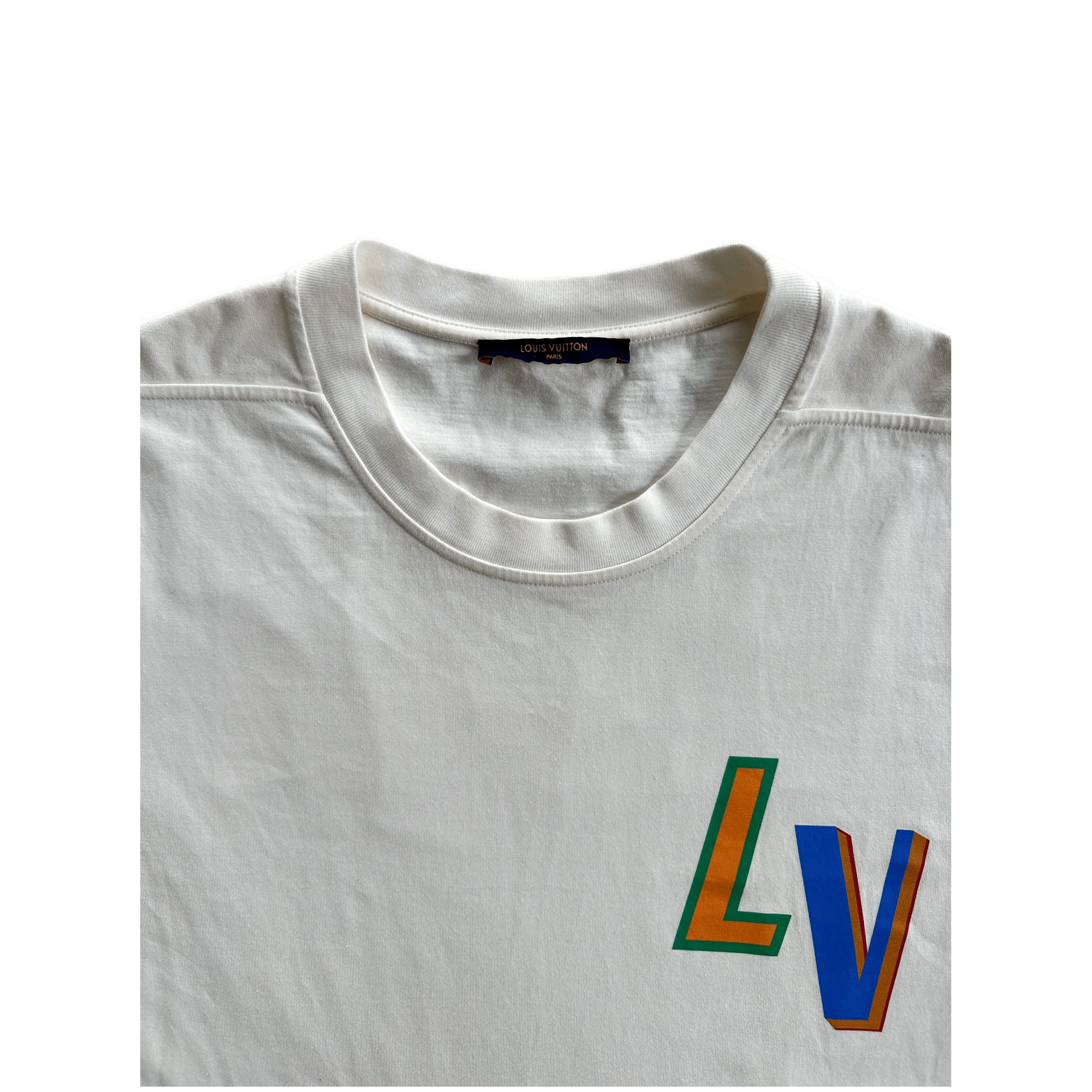 Louis Vuitton NBA White Logo T-Shirt - Morely TrendsLouis Vuitton Type here:)