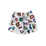 Louis Vuitton NBA White Multicolor Letter Shorts - Morely TrendsLouis Vuitton Type here:)