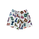 Louis Vuitton NBA White Multicolor Letter Shorts - Morely TrendsLouis Vuitton Type here:)