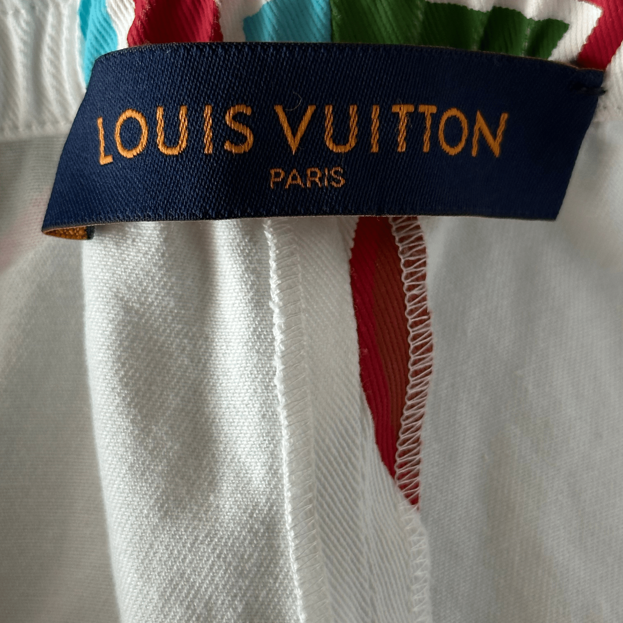 Louis Vuitton NBA White Multicolor Letter Shorts - Morely TrendsLouis Vuitton Type here:)