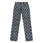 Louis Vuitton Navy Distorted Damier Print Jeans - Morely TrendsLouis Vuitton Type here:)