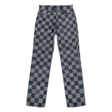 Louis Vuitton Navy Distorted Damier Print Jeans - Morely TrendsLouis Vuitton Type here:)