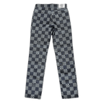 Louis Vuitton Navy Distorted Damier Print Jeans - Morely TrendsLouis Vuitton Type here:)
