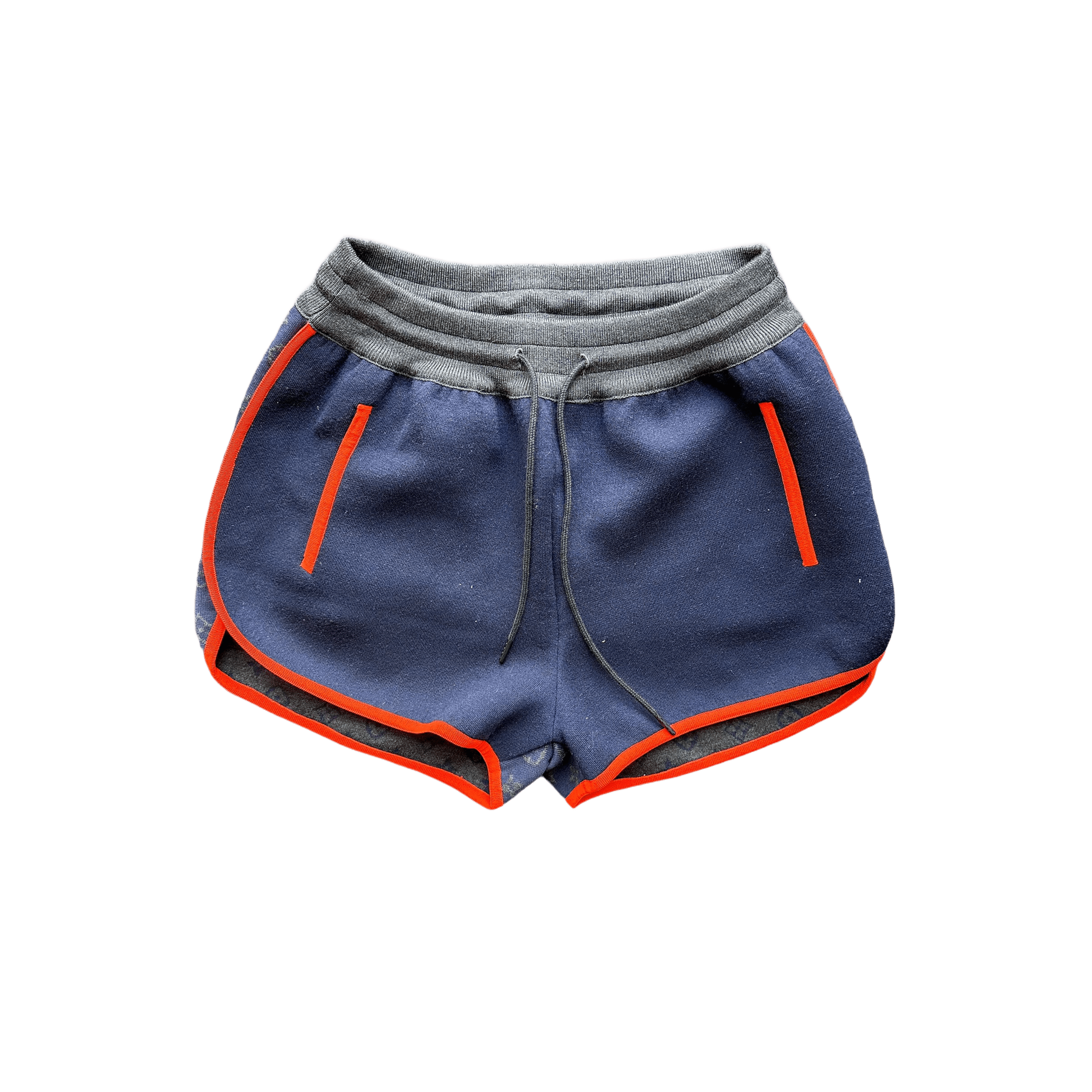 Louis Vuitton Navy & Orange Monogram Women's Jogging Shorts - Morely TrendsLouis Vuitton Type here:)