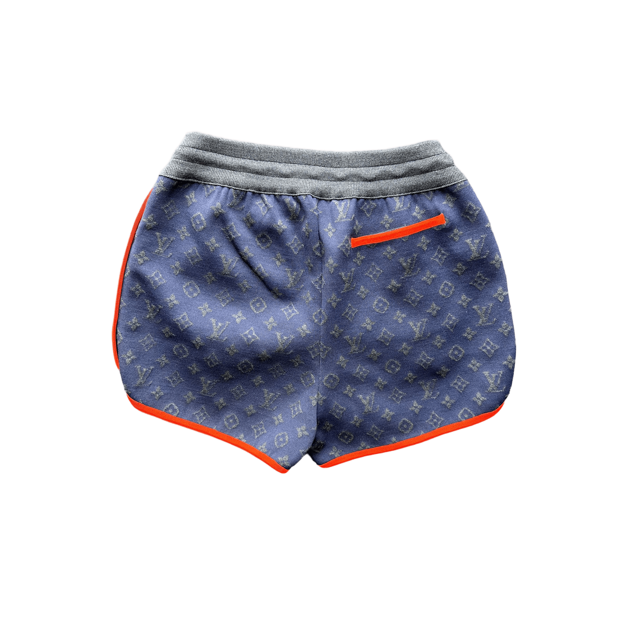 Louis Vuitton Navy & Orange Monogram Women's Jogging Shorts - Morely TrendsLouis Vuitton Type here:)