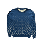 Louis Vuitton Navy & White Monogram Gradient Sweater - Morely TrendsLouis Vuitton Type here:)