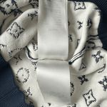 Louis Vuitton Navy & White Monogram Gradient Sweater - Morely TrendsLouis Vuitton Type here:)