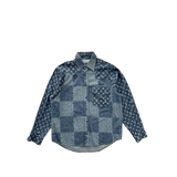 Louis Vuitton Nigo Navy Giant Damier Monogram Button Up Shirt - Morely TrendsLouis Vuitton Type here:)