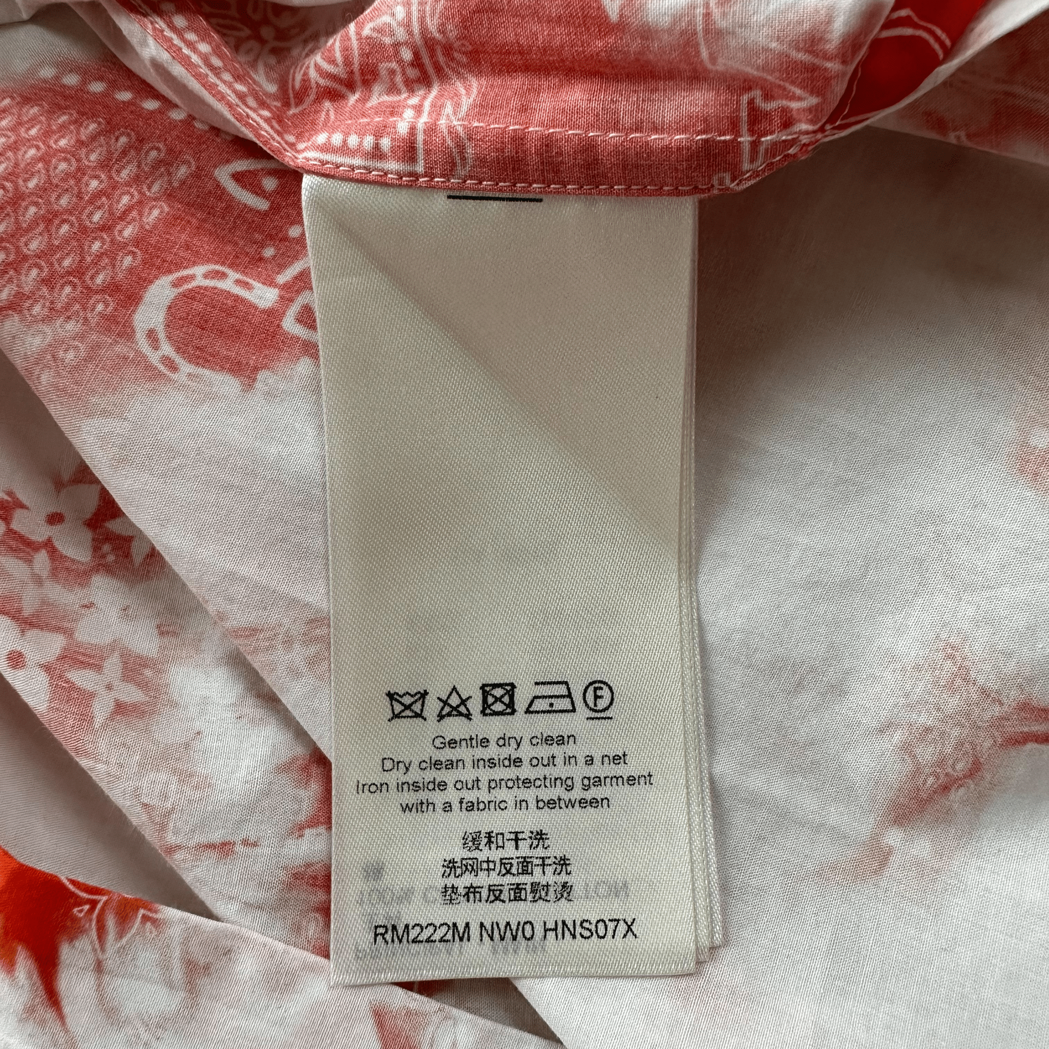 Louis Vuitton Orange Bandana Bleached Short Sleeve Button Up Shirt - Morely TrendsLouis Vuitton Type here:)