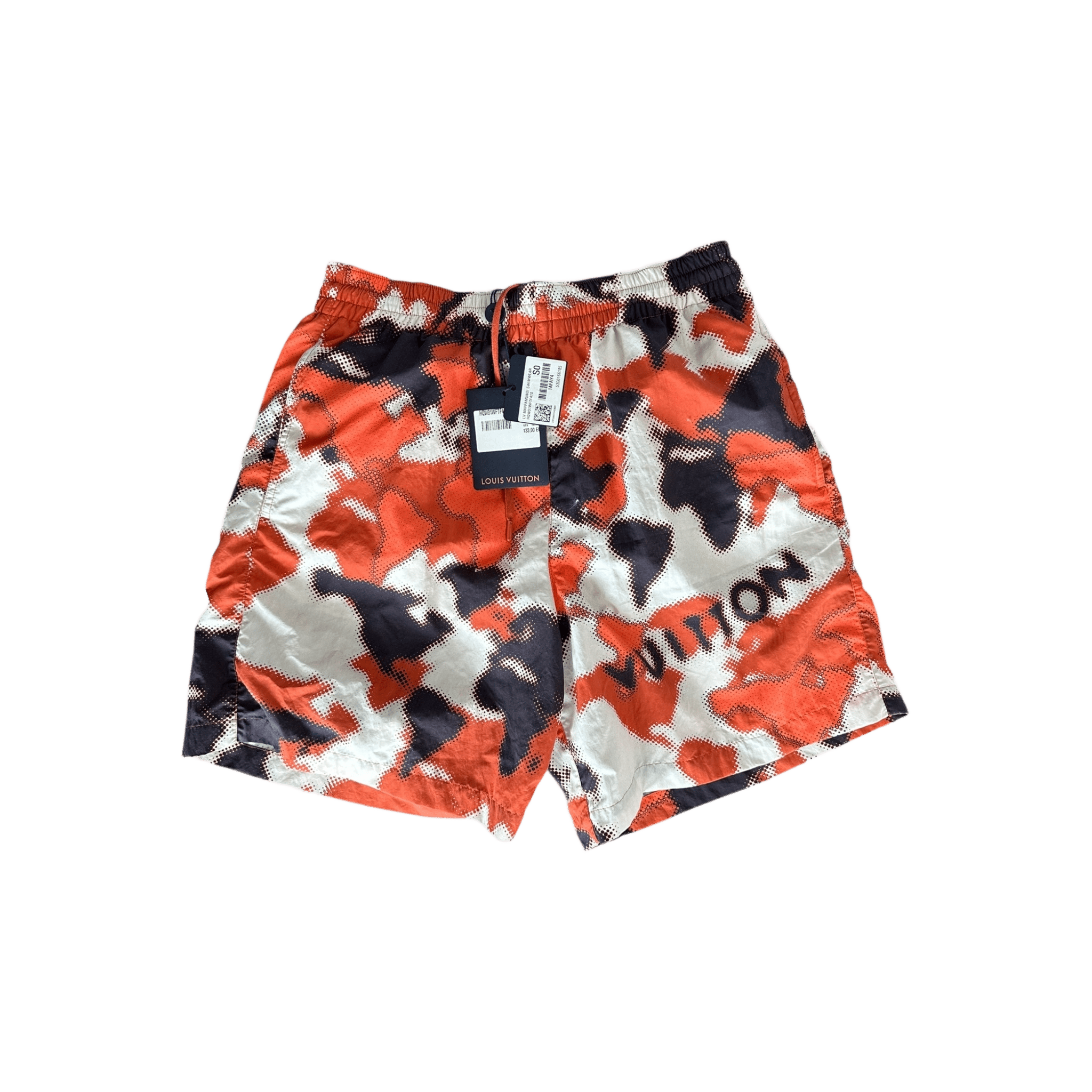 Louis Vuitton Orange Camouflage Swim Shorts - Morely TrendsLouis Vuitton Type here:)