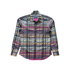 Louis Vuitton Plaid & Pink Monogram Button Up Shirt - Morely TrendsLouis Vuitton Type here:)