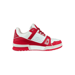 Louis Vuitton Product Red & White Monogram Trainers - Morely TrendsLouis Vuitton Type here:)
