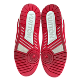 Louis Vuitton Product Red & White Monogram Trainers - Morely TrendsLouis Vuitton Type here:)