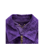 Louis Vuitton Purple Embossed Monogram Suede Workwear Jacket - Morely TrendsLouis Vuitton Type here:)