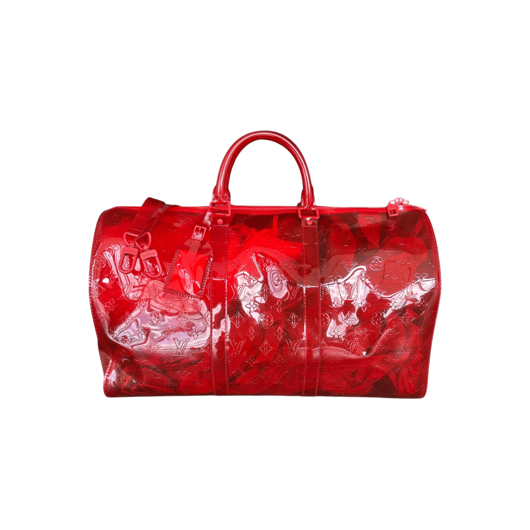 Louis Vuitton Red Prism Monogram Keepall 50 - Morely TrendsLouis Vuitton Type here:)