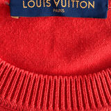 Louis Vuitton Red & White Pin Logo Embroidered T-Shirt - Morely TrendsLouis Vuitton Type here:)