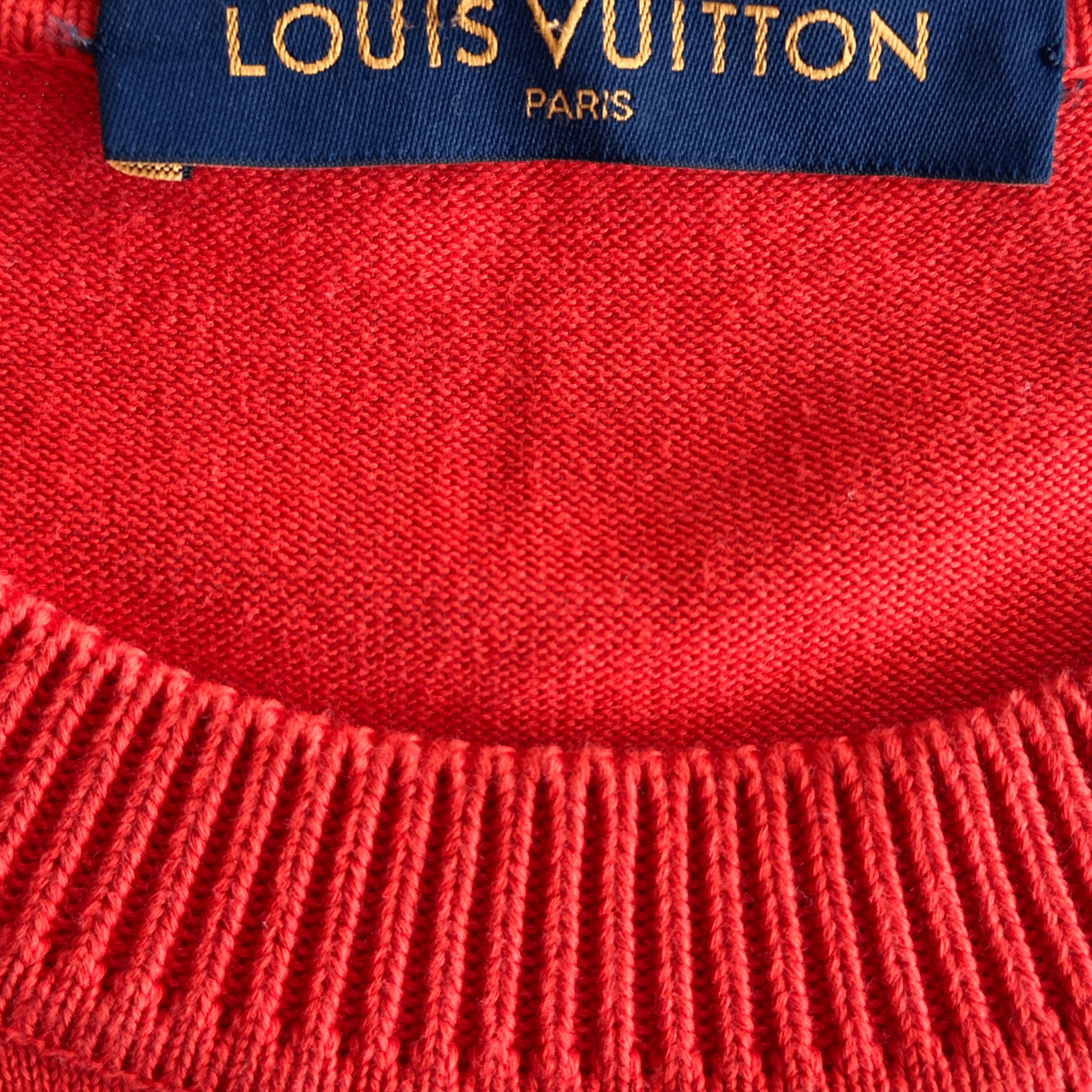 Louis Vuitton Red & White Pin Logo Embroidered T-Shirt - Morely TrendsLouis Vuitton Type here:)