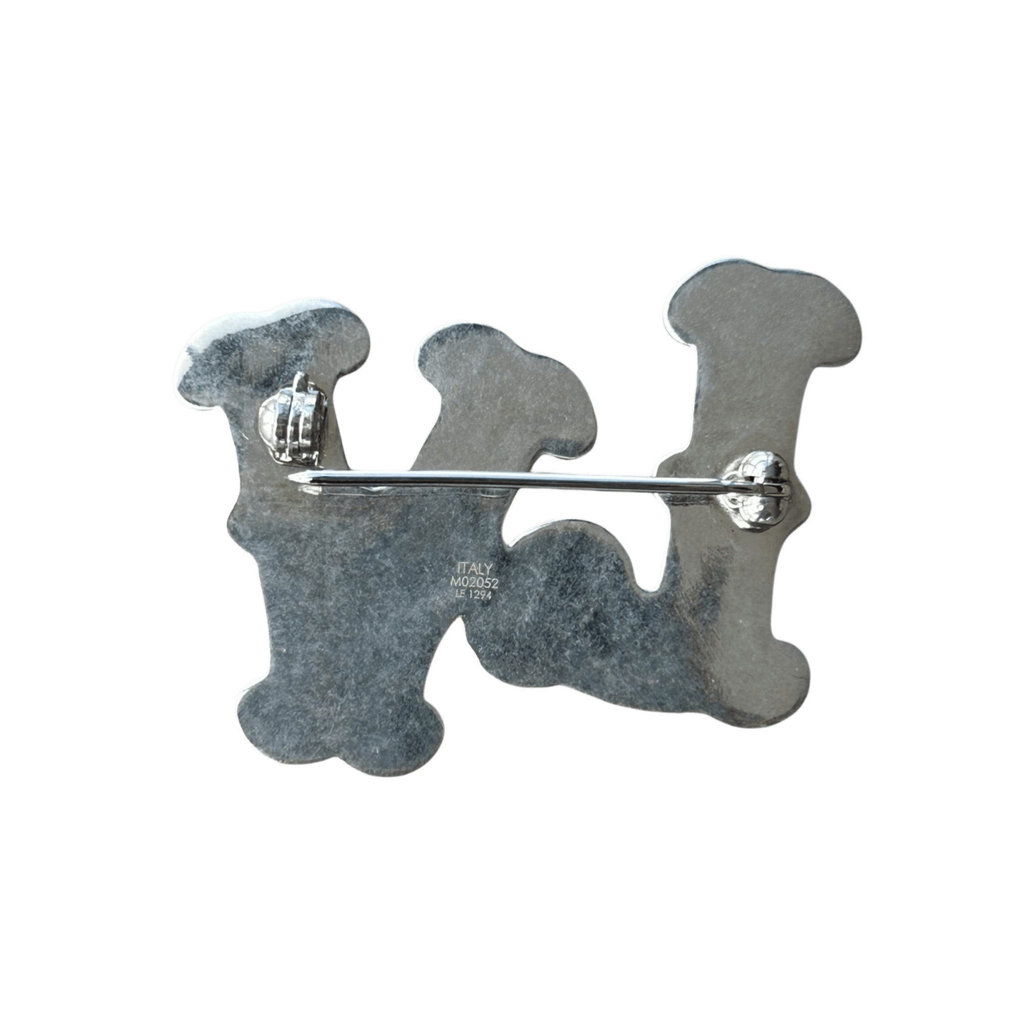 Louis Vuitton Silver & Crystal LV Ranch Brooch - Morely TrendsLouis Vuitton Type here:)