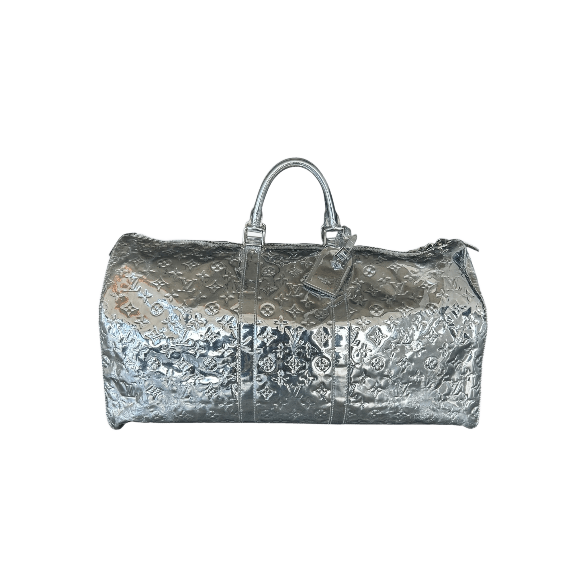 Louis Vuitton Silver Mirror Monogram Keepall 50 - Morely TrendsLouis Vuitton Type here:)