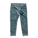 Louis Vuitton Supreme Blue Monogram Jeans - Morely TrendsLouis Vuitton Type here:)