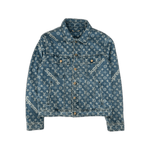 Louis Vuitton Supreme Blue & White Monogram Denim Jacket - Morely TrendsLouis Vuitton Type here:)