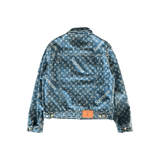 Louis Vuitton Supreme Blue & White Monogram Denim Jacket - Morely TrendsLouis Vuitton Type here:)