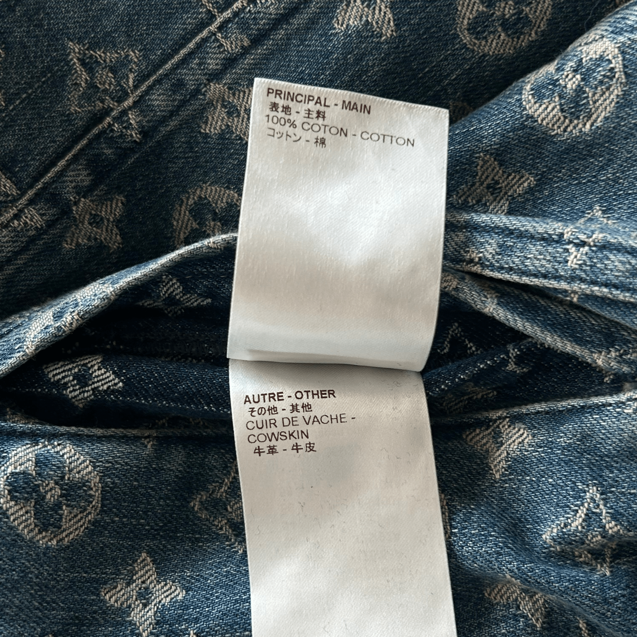 Louis Vuitton Supreme Blue & White Monogram Denim Jacket - Morely TrendsLouis Vuitton Type here:)
