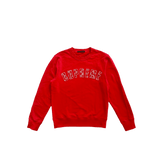 Louis Vuitton Supreme Red & White Arc Logo Sweater - Morely TrendsLouis Vuitton Type here:)