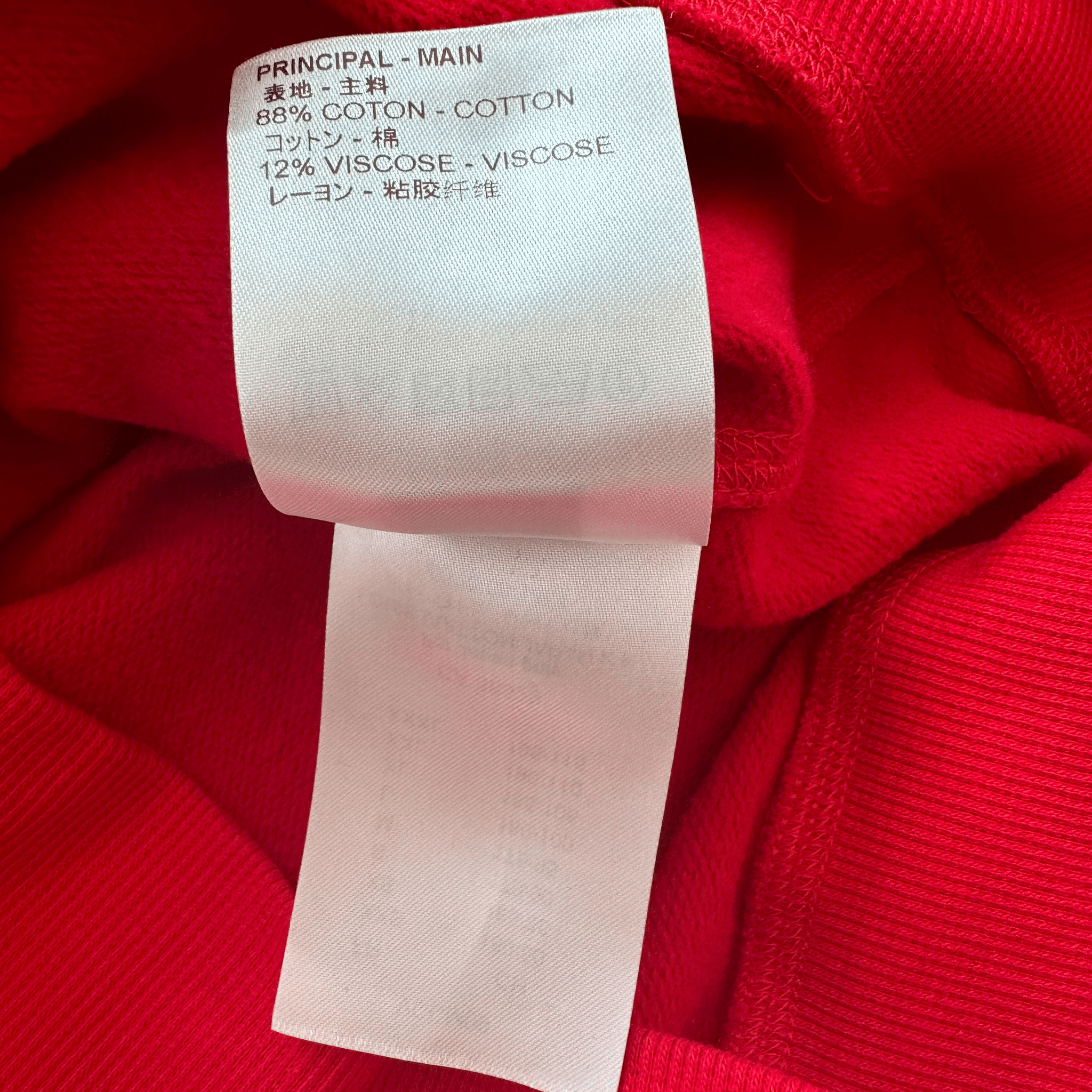 Louis Vuitton Supreme Red & White Arc Logo Sweater - Morely TrendsLouis Vuitton Type here:)