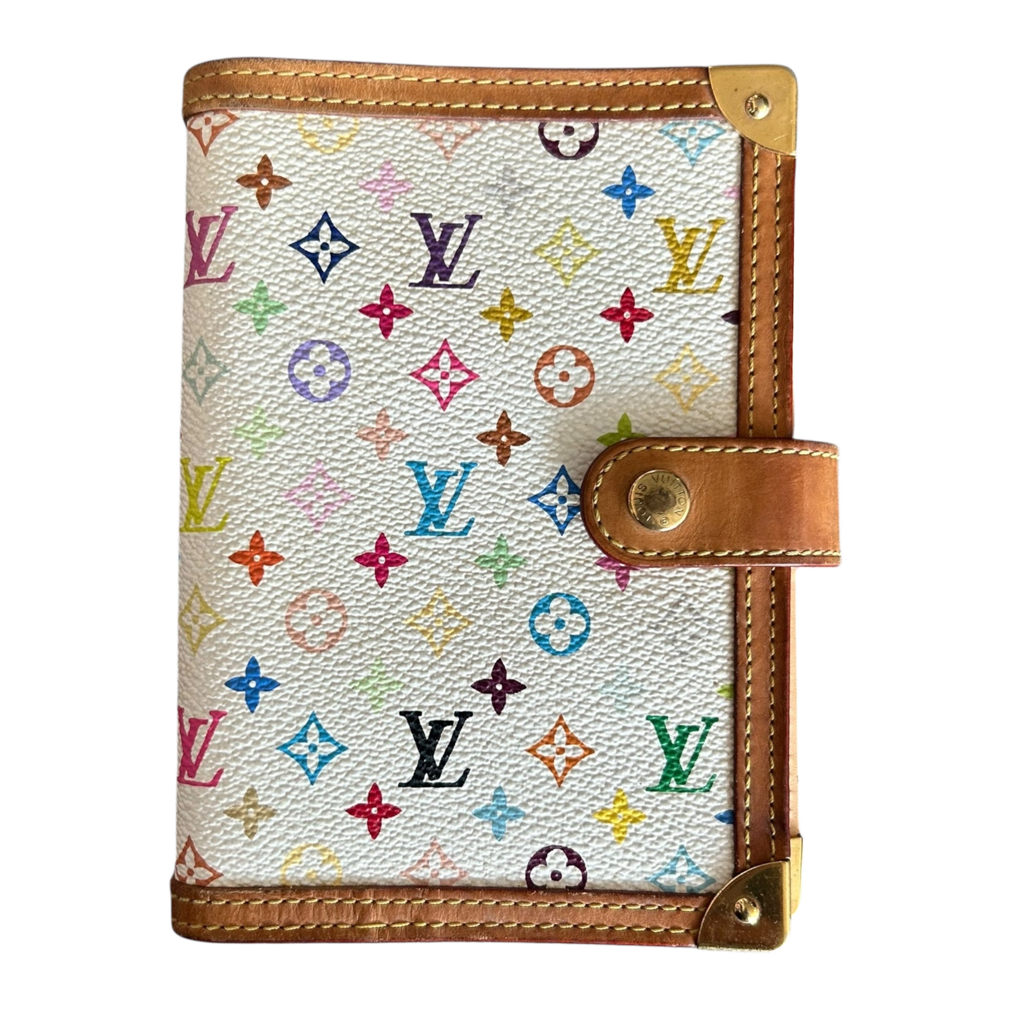 Louis Vuitton Takashi Murakami White Agenda PM - Morely TrendsLouis Vuitton Type here:)