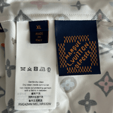 Louis Vuitton Tyler Cream Multicolor Monogram Silk Button Up Shirt - Morely TrendsLouis Vuitton Type here:)