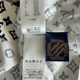 Louis Vuitton Tyler Cream Multicolor Monogram Silk Button Up Shirt - Morely TrendsLouis Vuitton Type here:)