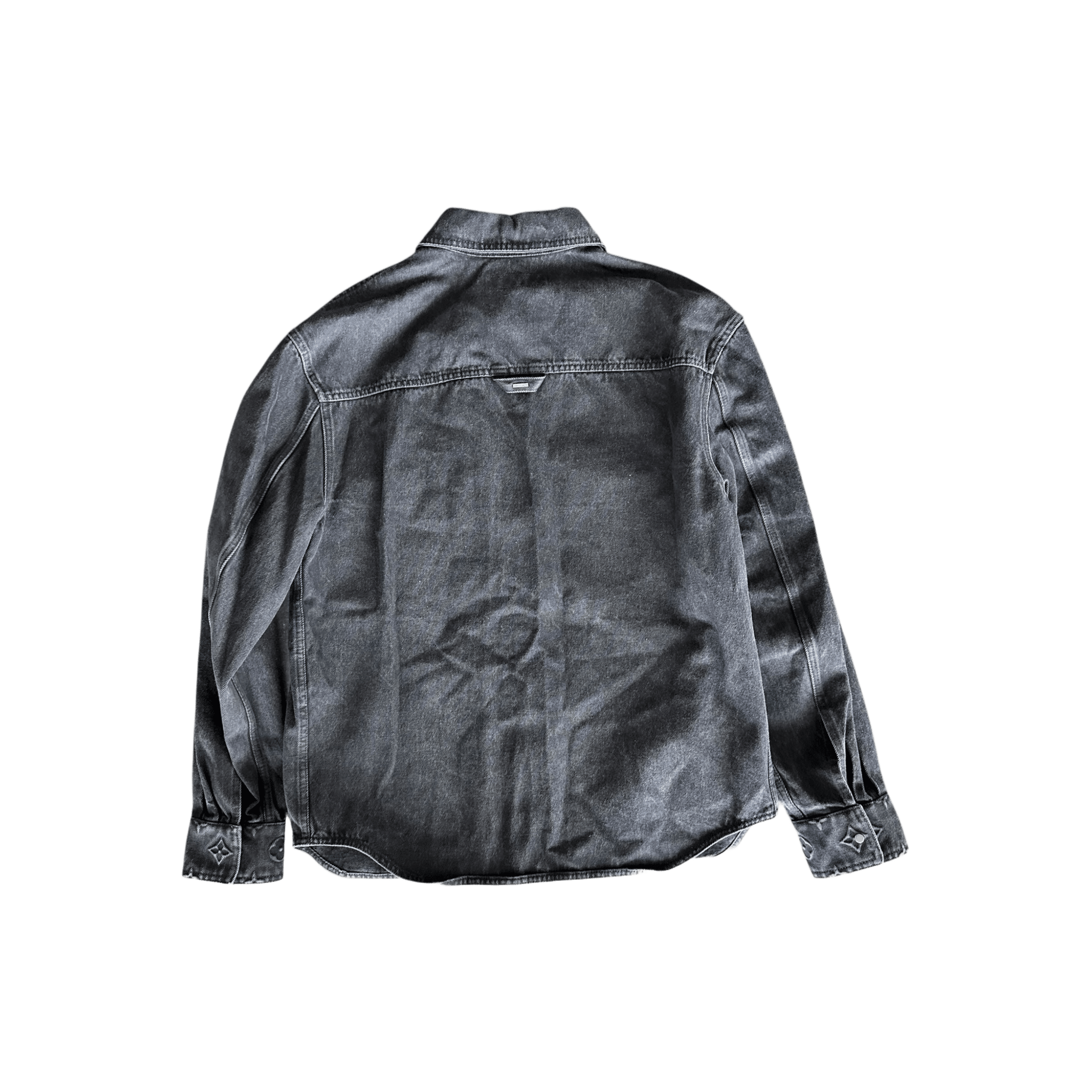 Louis Vuitton Washed Black Denim Monogram Overshirt - Morely TrendsLouis Vuitton Type here:)