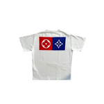 Louis Vuitton White Barcode Logo Tee - Morely TrendsLouis Vuitton Type here:)