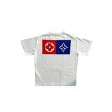 Louis Vuitton White Barcode Logo Tee - Morely TrendsLouis Vuitton Type here:)