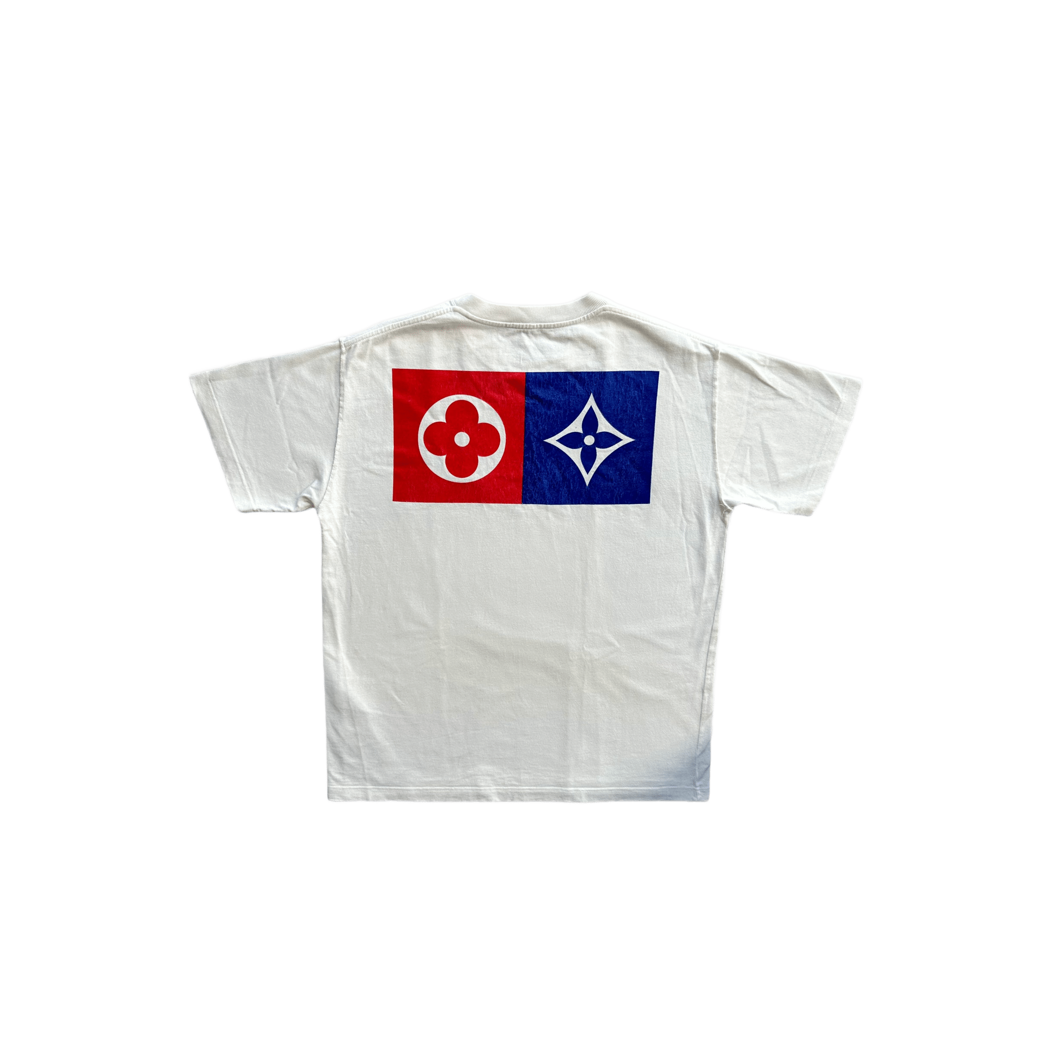 Louis Vuitton White Barcode Logo Tee - Morely TrendsLouis Vuitton Type here:)