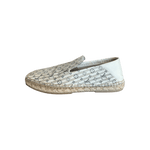 Louis Vuitton White & Beige Bidart Striped Monogram Espadrilles - Morely TrendsLouis Vuitton Type here:)