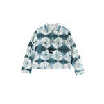 Louis Vuitton White & Blue Shibori Monogram Denim Jacket - Morely TrendsLouis Vuitton Type here:)