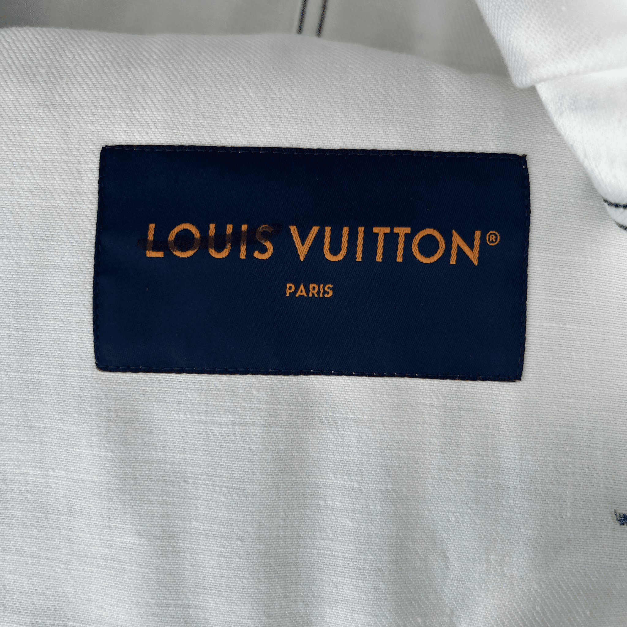 Louis Vuitton White & Blue Shibori Monogram Denim Jacket - Morely TrendsLouis Vuitton Type here:)