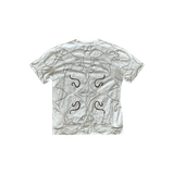 Louis Vuitton White & Brown Embroidered Graphic T-Shirt - Morely TrendsLouis Vuitton Type here:)
