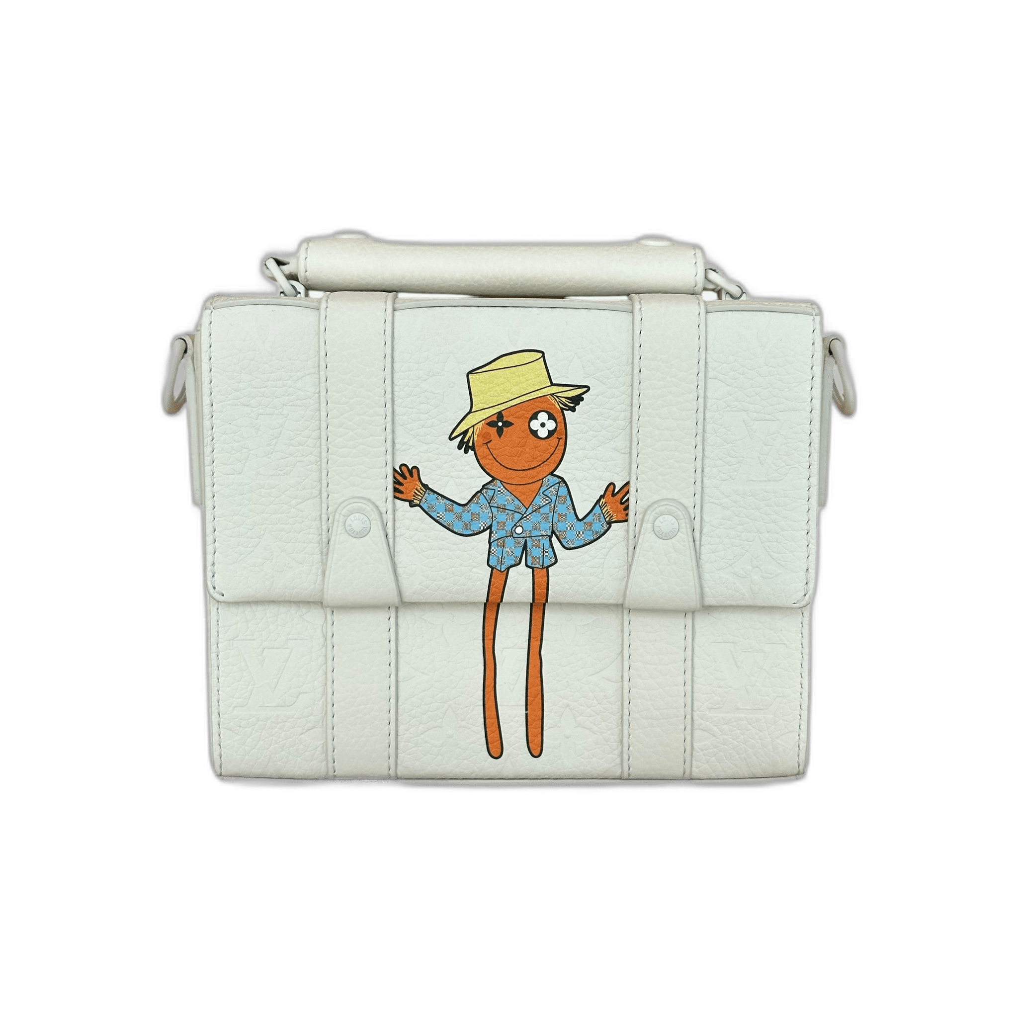 Louis Vuitton White Friends Taurillon Monogram Flap Soft Trunk Messenger - Morely TrendsLouis Vuitton Type here:)